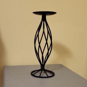Black Metal Candle Holder